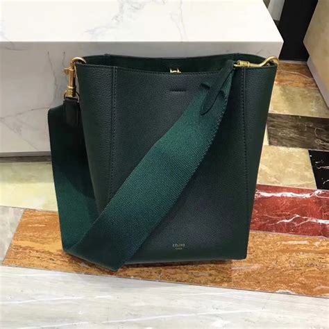 celine sangle green|Celine sangle dupe.